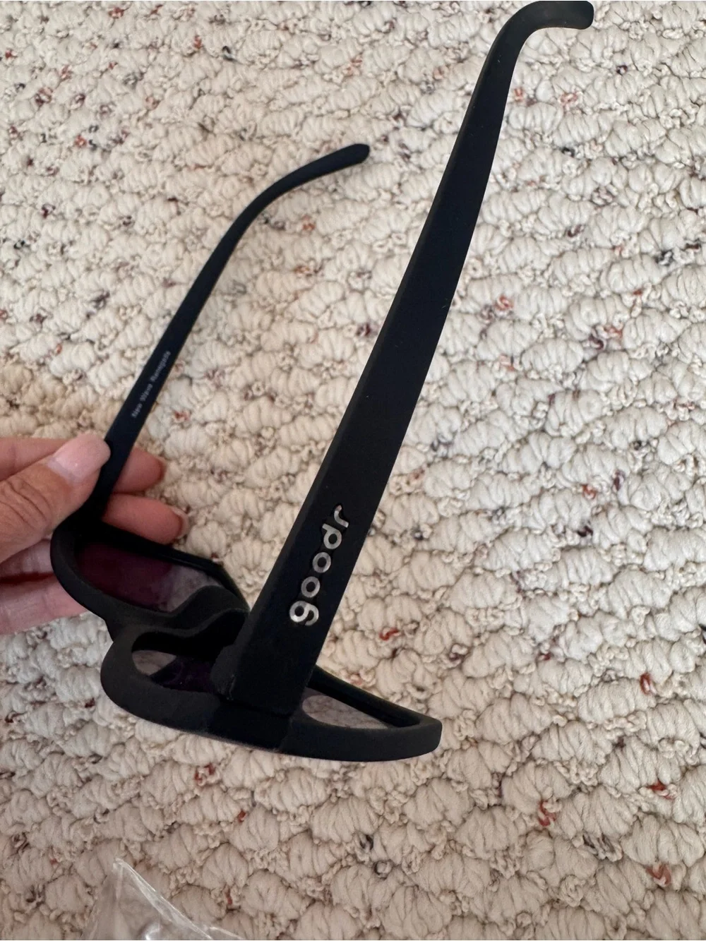 Goodr New Wave Renegade Classic Black Oversize Sunglasses 0133